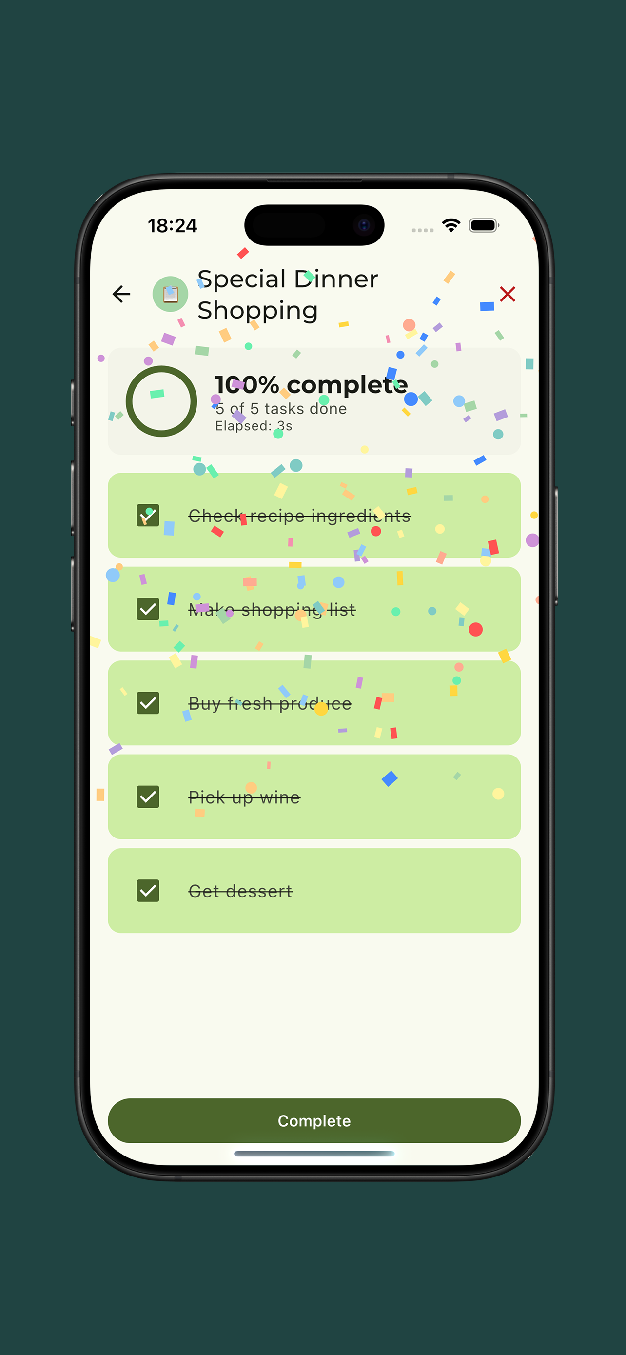 Reminders scheduling interface
